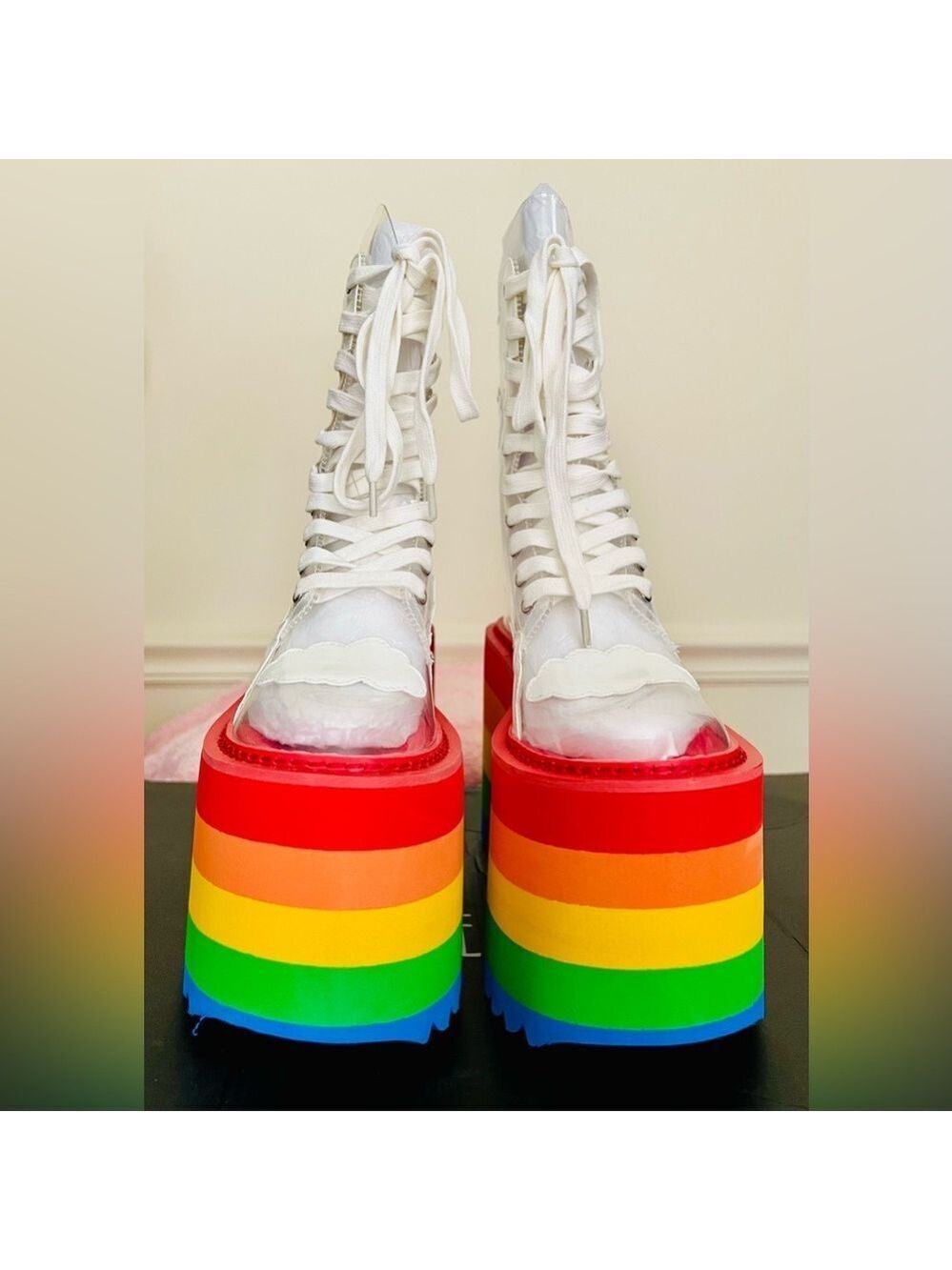 Dolls Kill Current Mood Platforms Size 6 - Picture 3 of 16